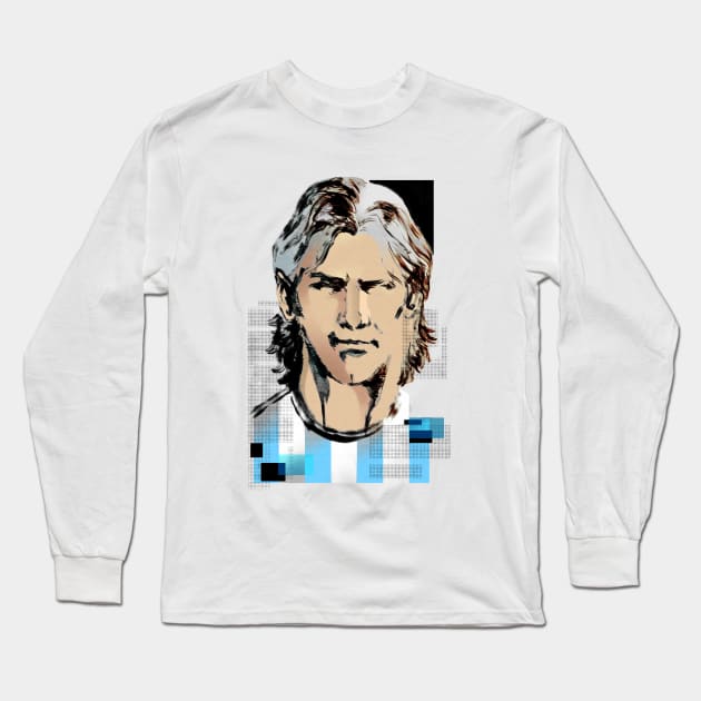 Messi Long Sleeve T-Shirt by Century Wizard 